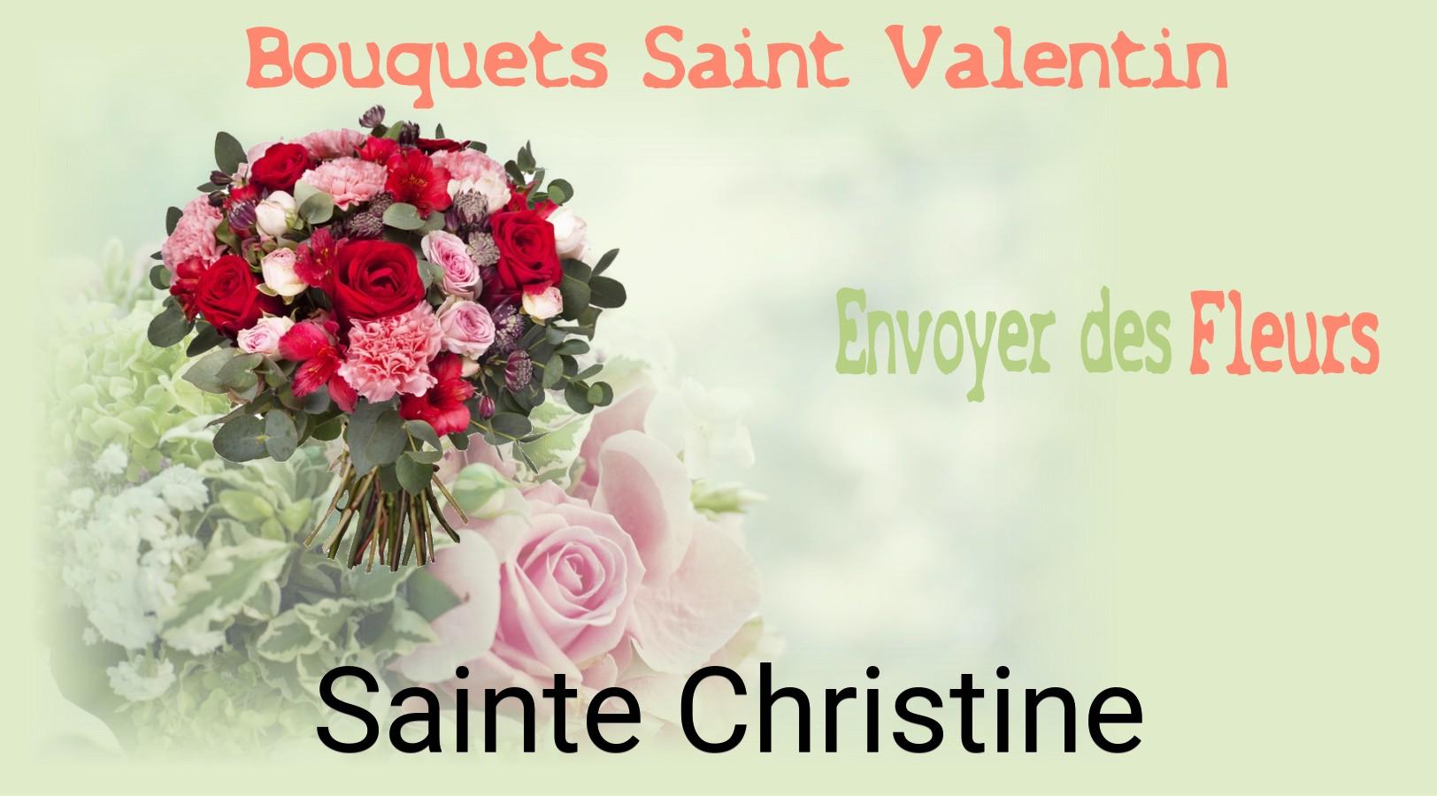Roses de Saint-Valentin livrées à Sainte-Christine